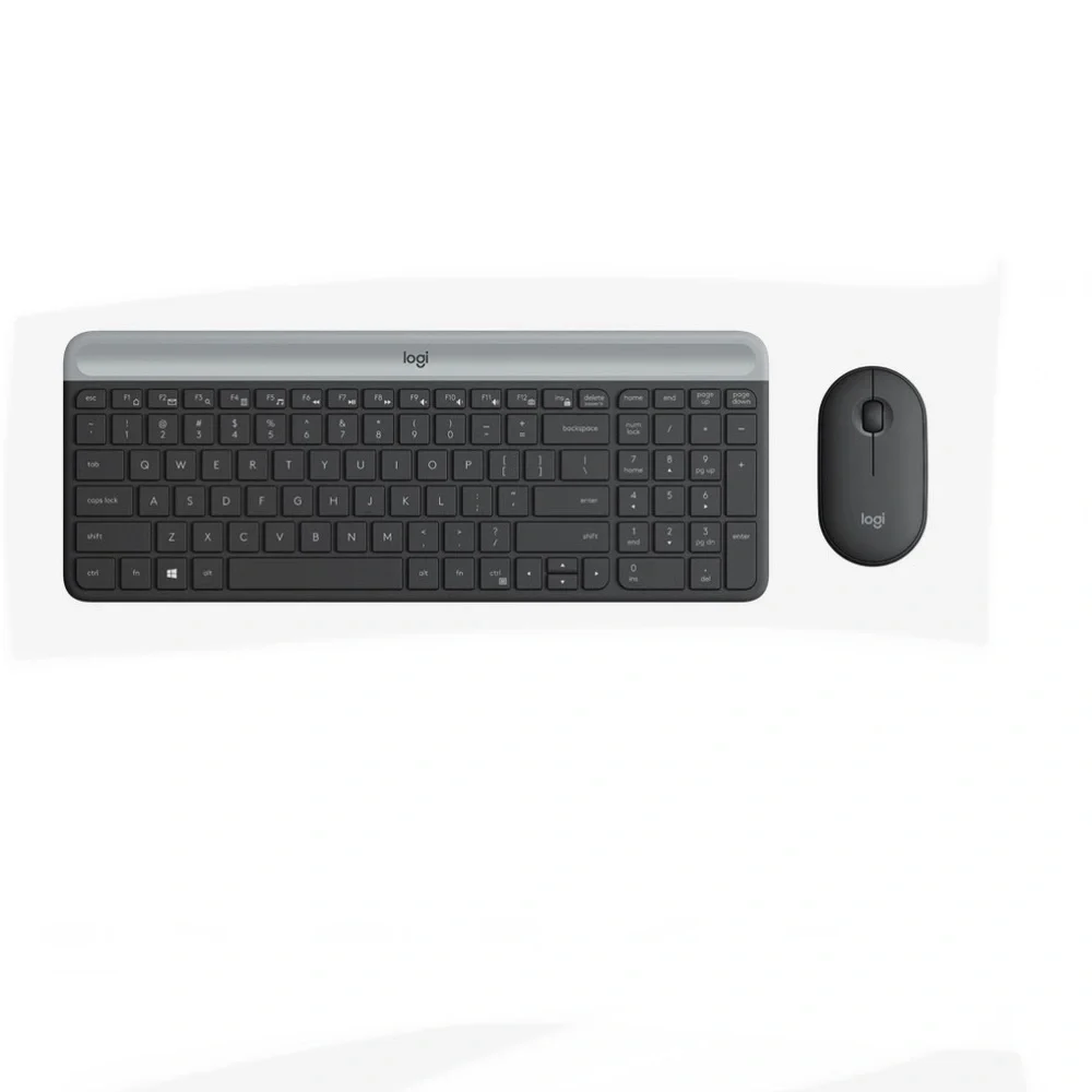 Logitech SLIM WIRELESS COMBO Keyboard + Mouse SEALED - Picture 3 of 3
